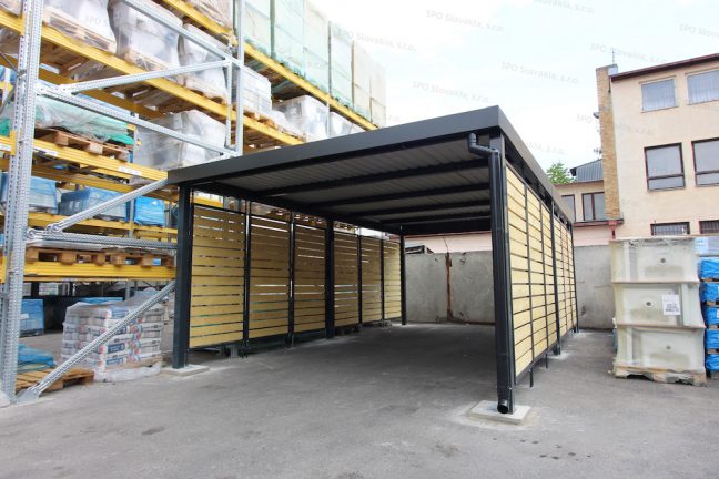 Montovaný prístrešok GARDEON pre jedno auto v stavebninách