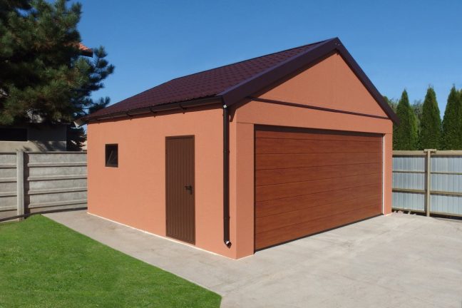 Montovaná garáž pre dve autá