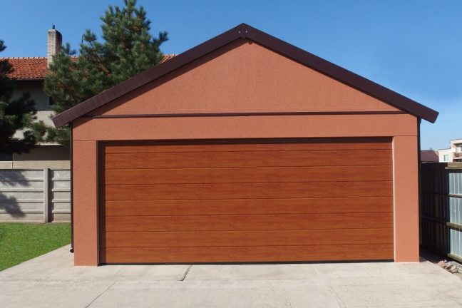 Plechová garáž pre dve autá