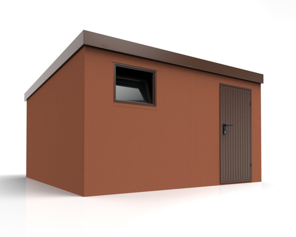 Tehlový záhradný domček na bicykel