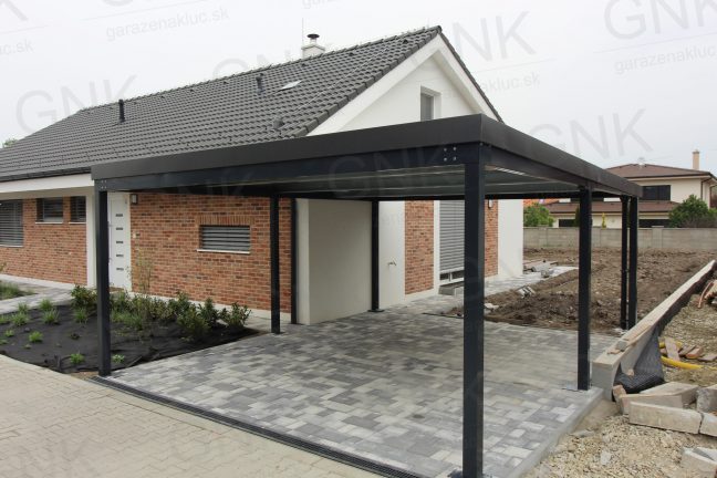 Dizajnový prístrešok GARDEON pre dva automobily