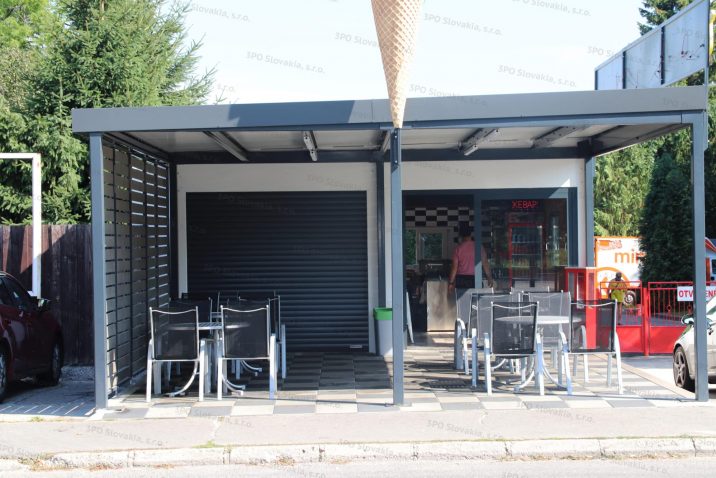 Montovaný predajný stánok KEBAB