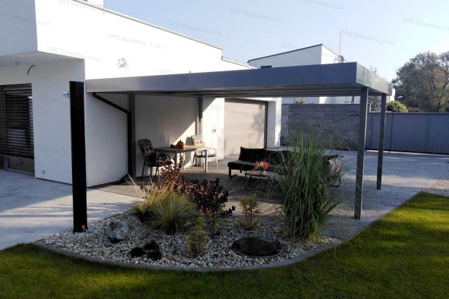 Montovaný prístrešok SIEBAU na posedenie