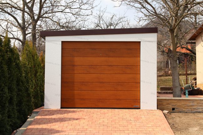 Montovaná garáž GARDEON pre jedno auto so spádom na ľavú stranu