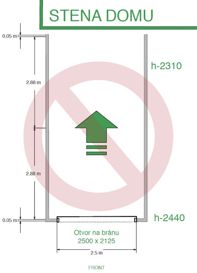 N&aacute;kres montovanej gar&aacute;že GARDEON