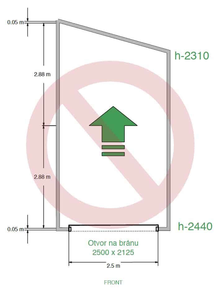 N&aacute;kres montovanej gar&aacute;že GARDEON