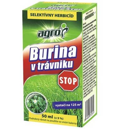 STOP burina v tr&aacute;vniku