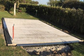 Betónová platňa na garáž