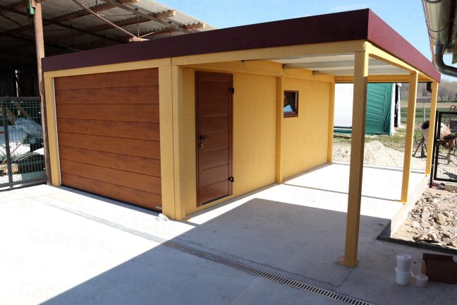 Garáž GARDEON s prístreškom