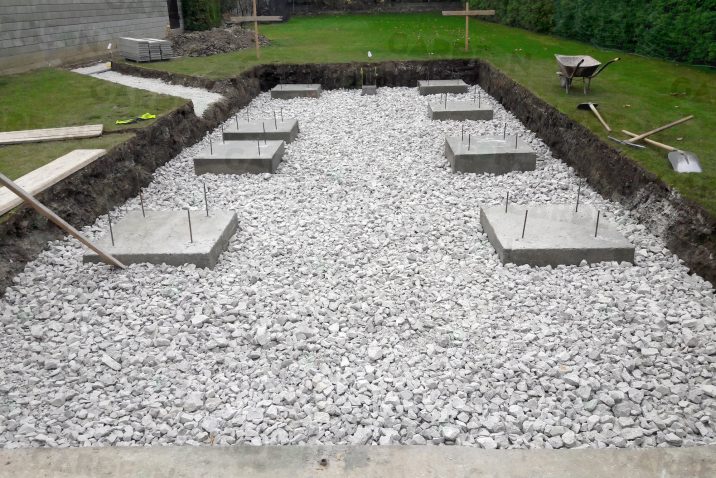 Podklad pod montovaný prístrešok