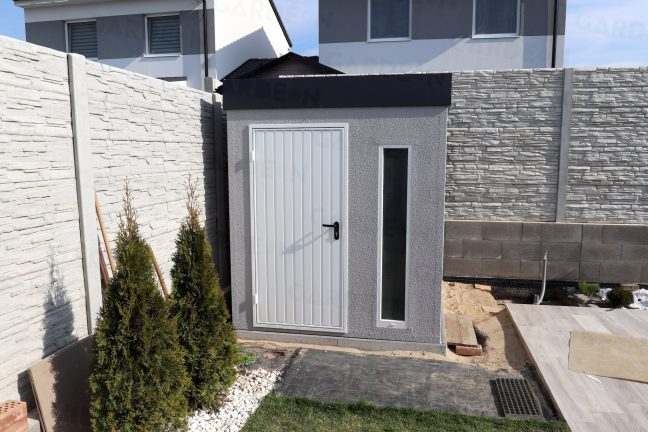 Záhradný domček GARDEON s bielymi dverami