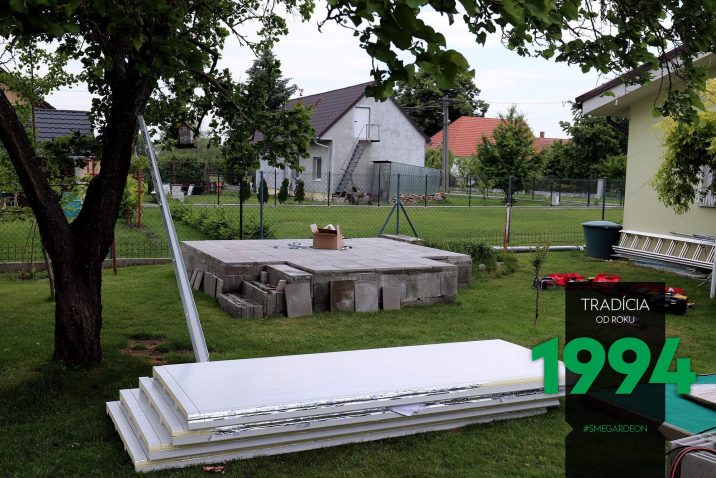 Podklad pod záhradný domček