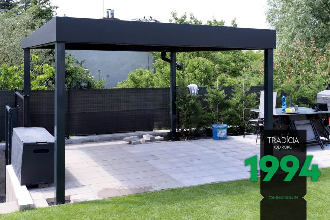 Montovaná pergola na posedenie