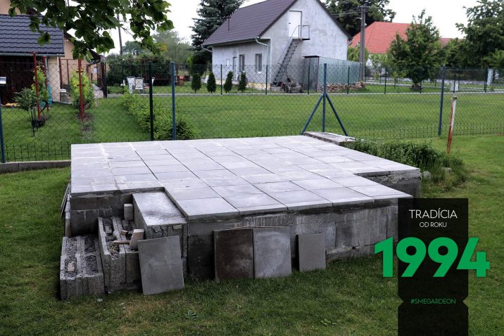 Podklad pod záhradný domček