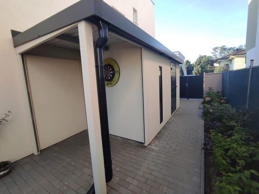 Záhradný domček v okrese Levice