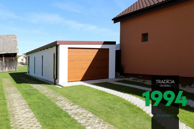 Atypická garáž zpredu