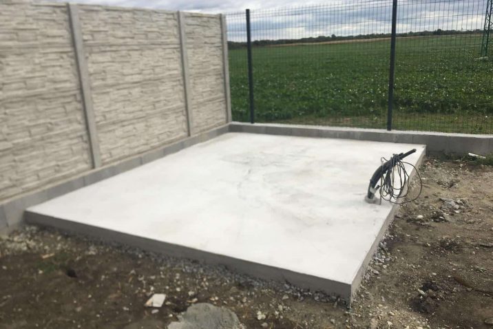 Podklad na montáž záhradného domčeka