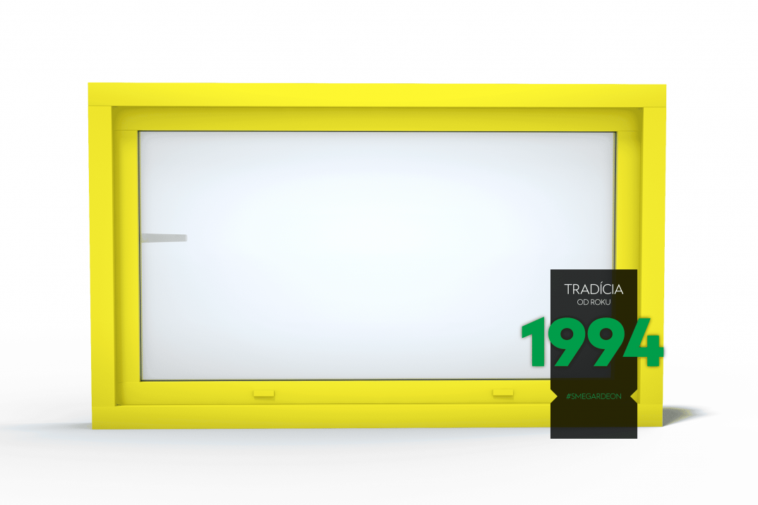 Okno GARDEON v citrónovo žltej farbe 1