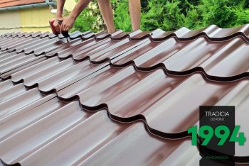 Montáž sedlovej strechy