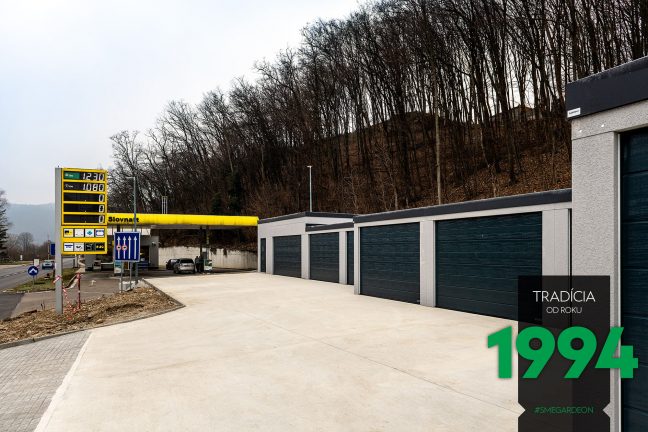 Radová montovaná garáž v Turčianských Tepliciach