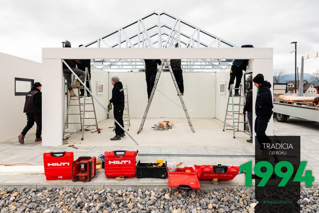 Oceľová konštrukcia domčeka