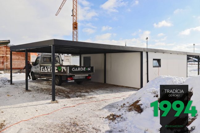 Gardeon dodávka pod prístreškom