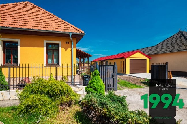 Atypická garáž pri žltom dome