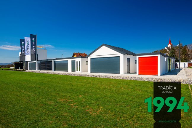 Montované stavby v showroome GARDEON