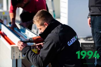 Vŕtanie garážovej brány