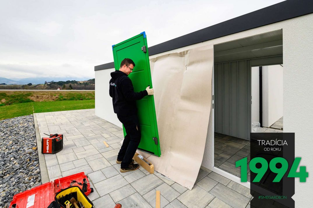 Zelené dvere GARDEON