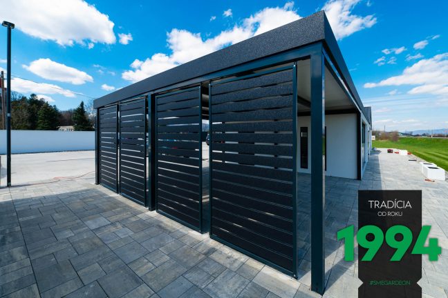 Kovové výplne na prístrešku GARDEON