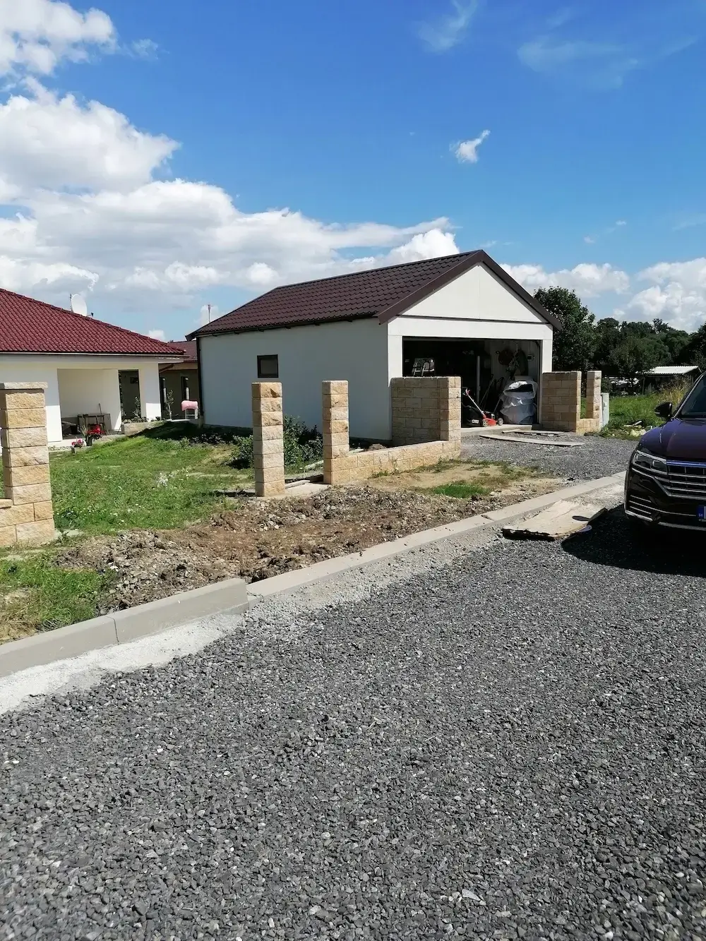 Garáž so sedlovou strechou