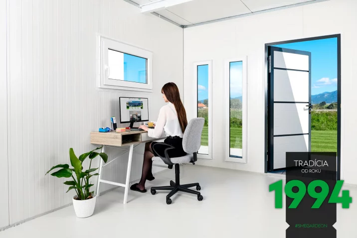 Kancelária v záhradnom domčeku