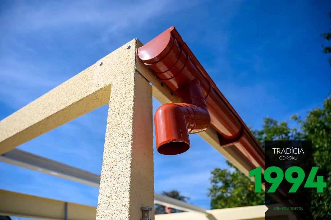 Odkvap na záhradnom domčeku