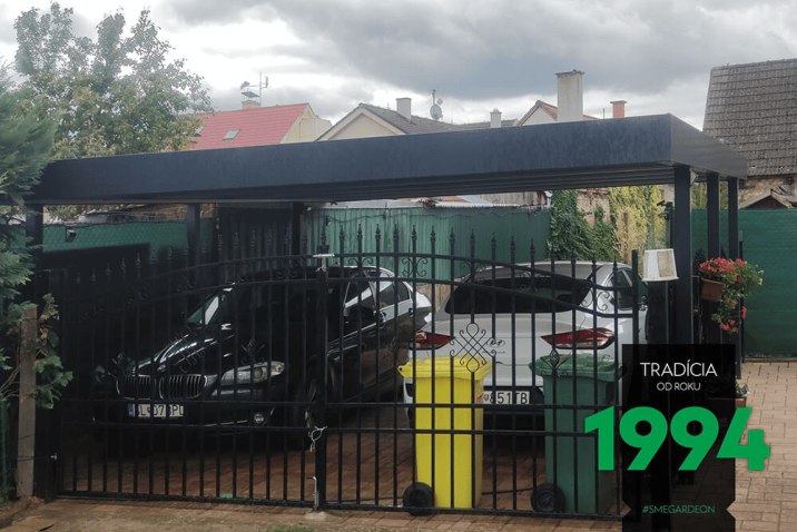 Prístrešok SIEBAU pre dve autá v antracite