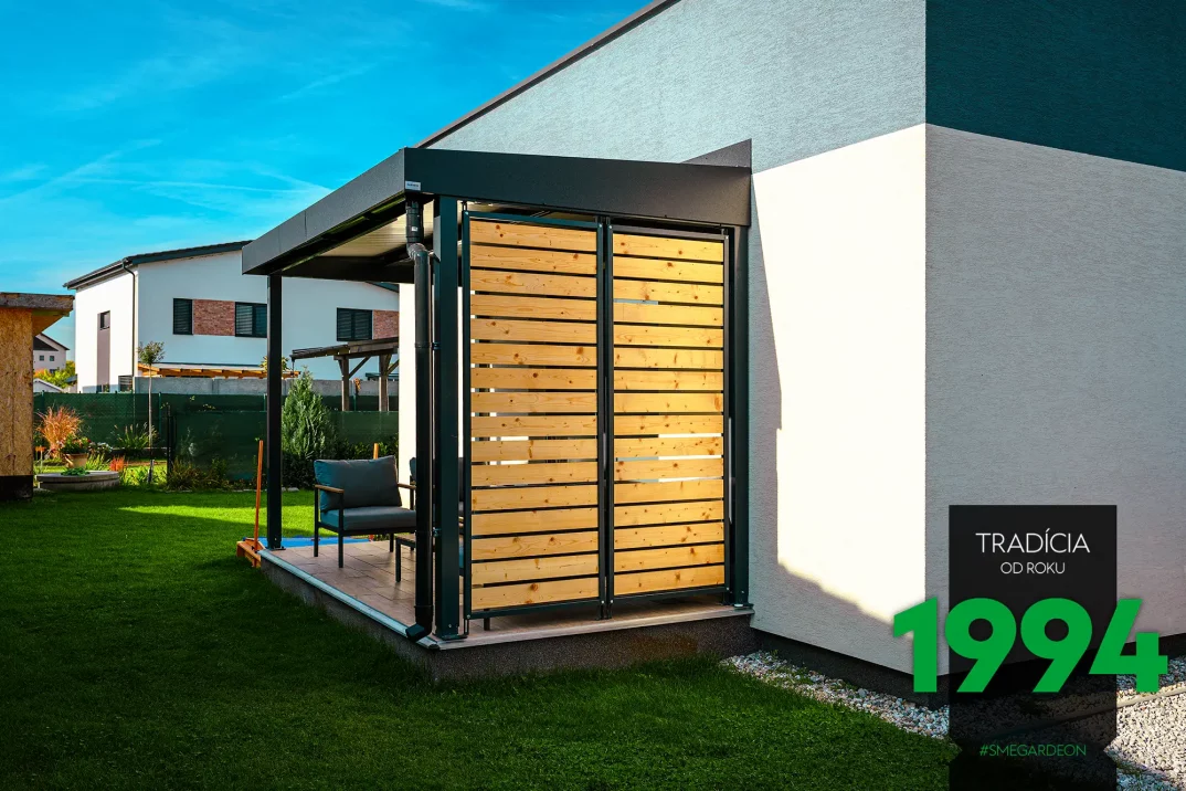 Drevené výplne na pergole