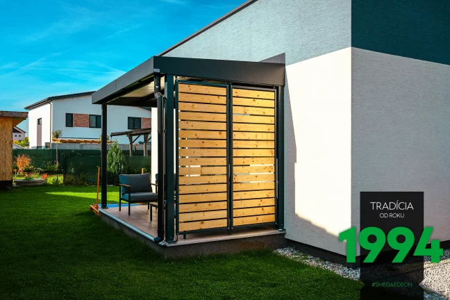 Drevené výplne na pergole