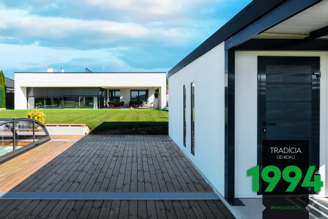 Záhradný domček na záhrade