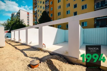 Montáž radových garáži