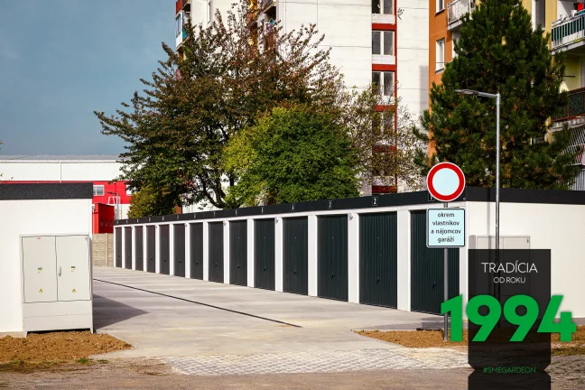 Označené radové garáže