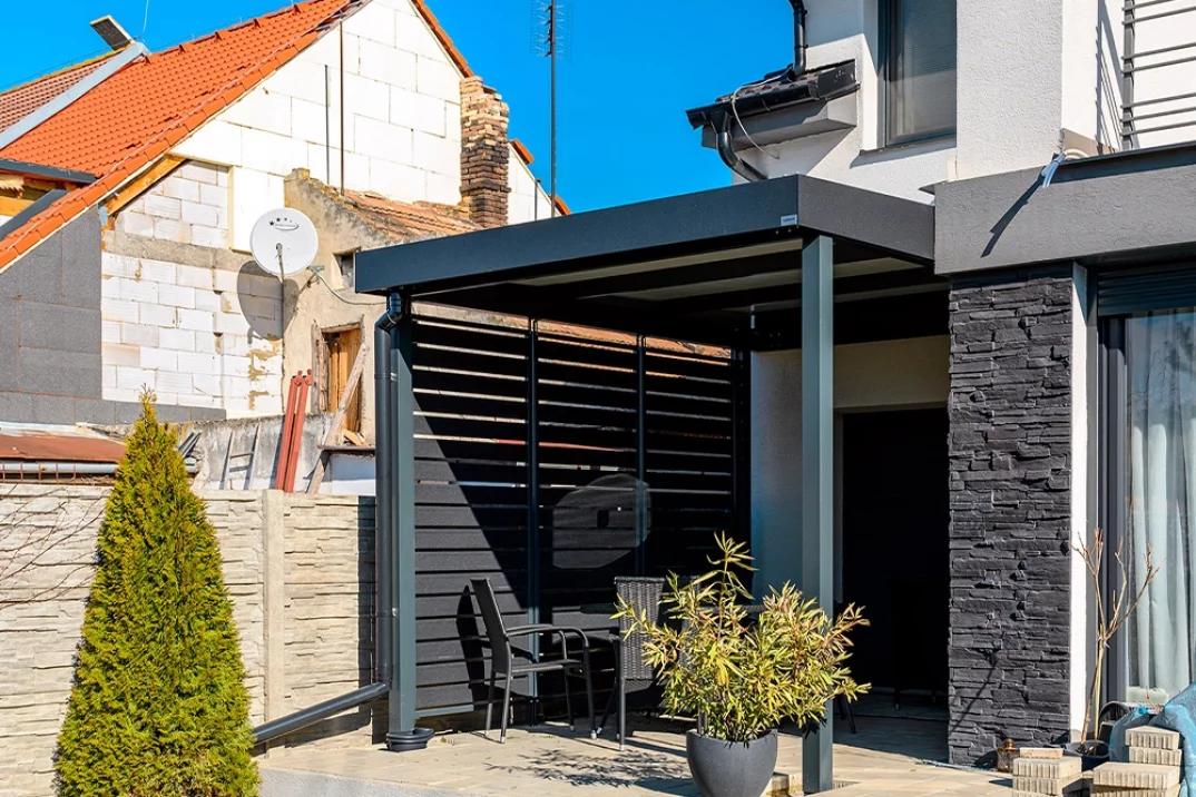 Pergola s výplňami