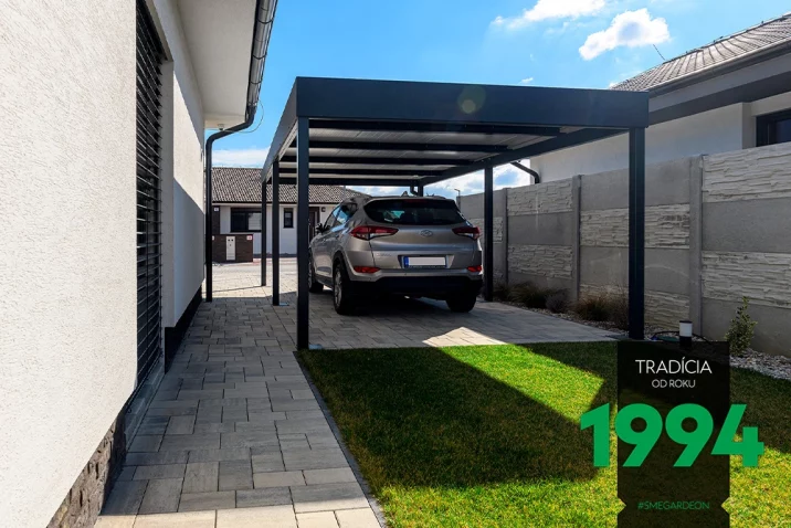 Pohľad na prístrešok zozadu