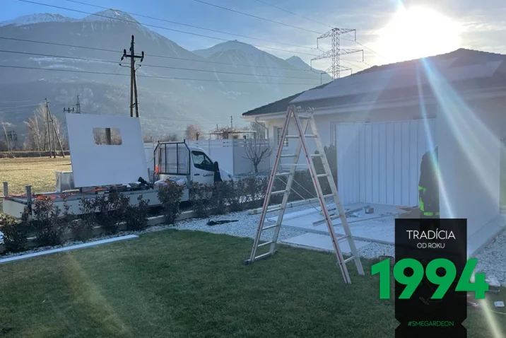 Montáž garáže vo Švajčiarsku