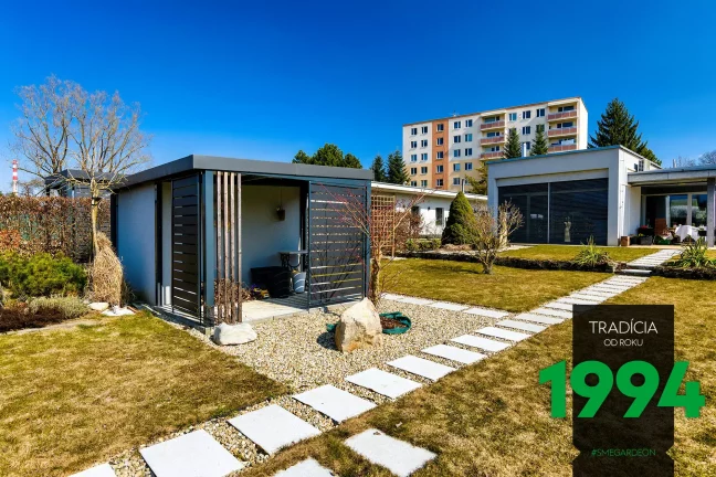 Záhradný domček výplňami