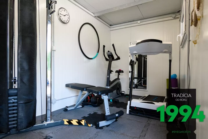 Posilňovňa v izolovanom domčeku