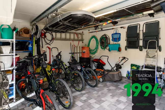 Bicykle v domčeku