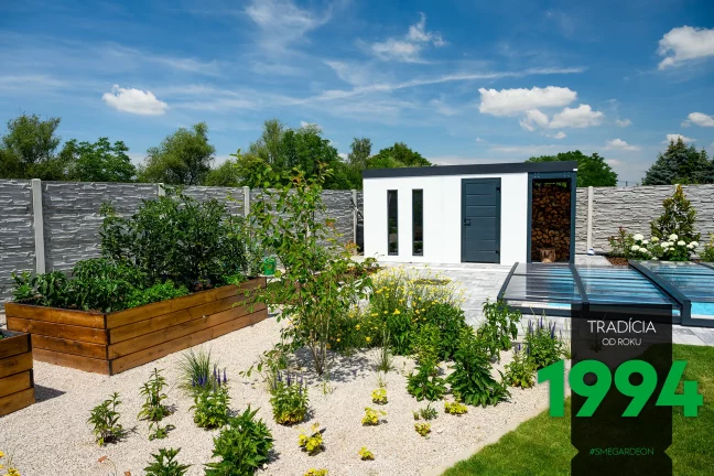 Záhradný domček na záhrade