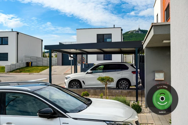 Prístrešok GARDEON pri radovej zástavbe