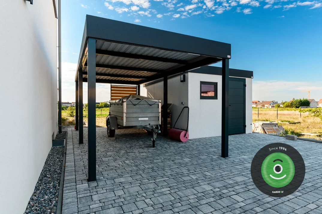 Vozík pod prístreškom