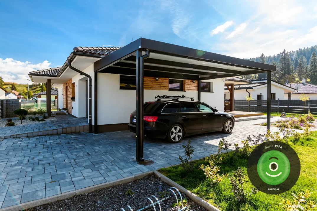 Odkvapový systém na prístrešku